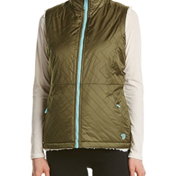 Mountain Hardwear Jackets & Blazers - Mountain HardWare Switch Flip Reversible Vest olive/stone XS